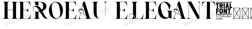heroeau elegant字体转换